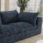 Causeuse en nuage 78,8 po en velours côtelé, canapé-lit dans une boîte, canapé confortable avec coussin décoratif, coussin amovible, canapé modulaire à 2 places pour le salon / la chambre à coucher-46816891-42736115-41874655