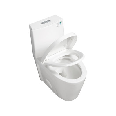 One-Piece Toilet With Skirted Design