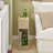 Narrow Nightstand with Sliding Drawer, Small Space Bedside Table End Table, Storage Cabinet for Living Room Sofa, Open Shelf, Natural-1901461722-1901152249