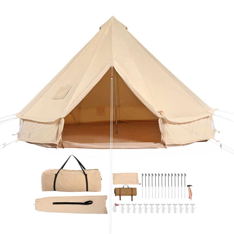 Tent, 10 Person, 350.5cm H x 599.4cm W x 599.4cm D