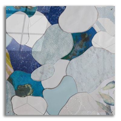 «Koi Fish Pond 1» par Coco Good, peinture murale en verre acrylique