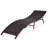 Outdoor Metal Chaise Lounge , Cushion Included
