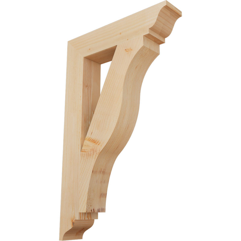 Support lisse 3 1/2 po x P 20 po x H 32 po, sapin Douglas, H 32 po x l 3,5 po x P 20 po, Douglas, Lisse