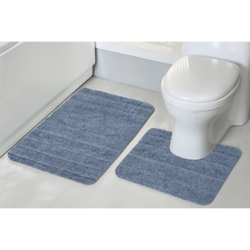 Super Soft Cosy Comforting Lexington Bath Mat Set, Ocean