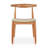 Clouser Faunsdale Dining Chair - Upholstered Fabric Slat Back Side Chair with Cushion Seat - Kitchen & Home Accent Chair-743061655-781262795