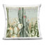 Coussin décoratif imprimé Bloom Bloom parmi les épines par Luna Mavis