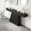 Table d'entrée avec table trapézoïdale Farmhouse Console