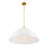 Alta 1-Light Hubbs in White Bisque and Brass-1023664737