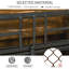 Doline 4 Panel Steel Fireplace Screen