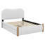 Lit plateforme tapissier avec pieds et gigogne en bois-523672001-523672002