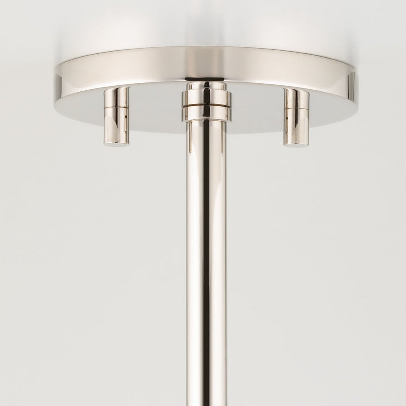 Crowmere 2 - Light Sputnik Pendant, Polished Nickel