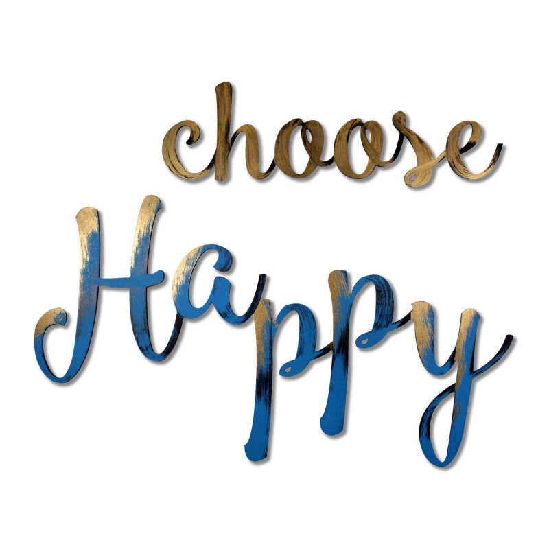Décoration murale happy choose