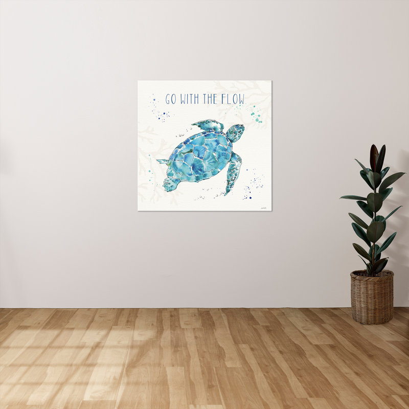 "Deep Sea IV" par Anne Tavoletti, reproduction sur toile, H 18 po x l 18 po