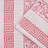 Athens Cotton Medium Weight Floral Border Greek Key Trim 8 Piece Assorted Towel Set by -65596459