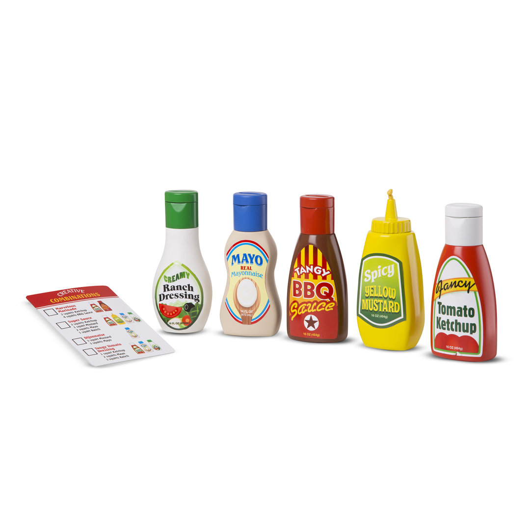 5 Piece Favorite Condiments Play Food Set Melissa & Doug
