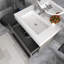 30 po Meuble-lavabo simple mural avec plateau-1372405759