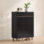 Armoire de rangement polyvalente pour chaussures avec un tiroir, deux portes et quatre tablettes pour une vie organisée-1416846193
