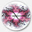 Horloge murale violette-34140843