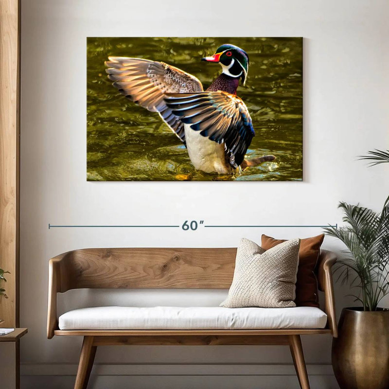 Brampt Duck Flapping Wings, 30" H x 45" W