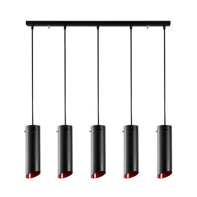 Ishika 5 - Light Kitchen Island Cylinder Pendant