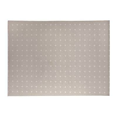 Criss Cross Peach Indoor Doormat