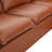 Valmere Modern Italian Faux Leather L-Shape Sectional Sofa with Deep Seating and Removable Back Cushions