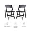 Ensemble de 2 chaises pliantes en bois massif Irela-1464515276