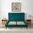 Dillon Velvet Platform Bed Queen