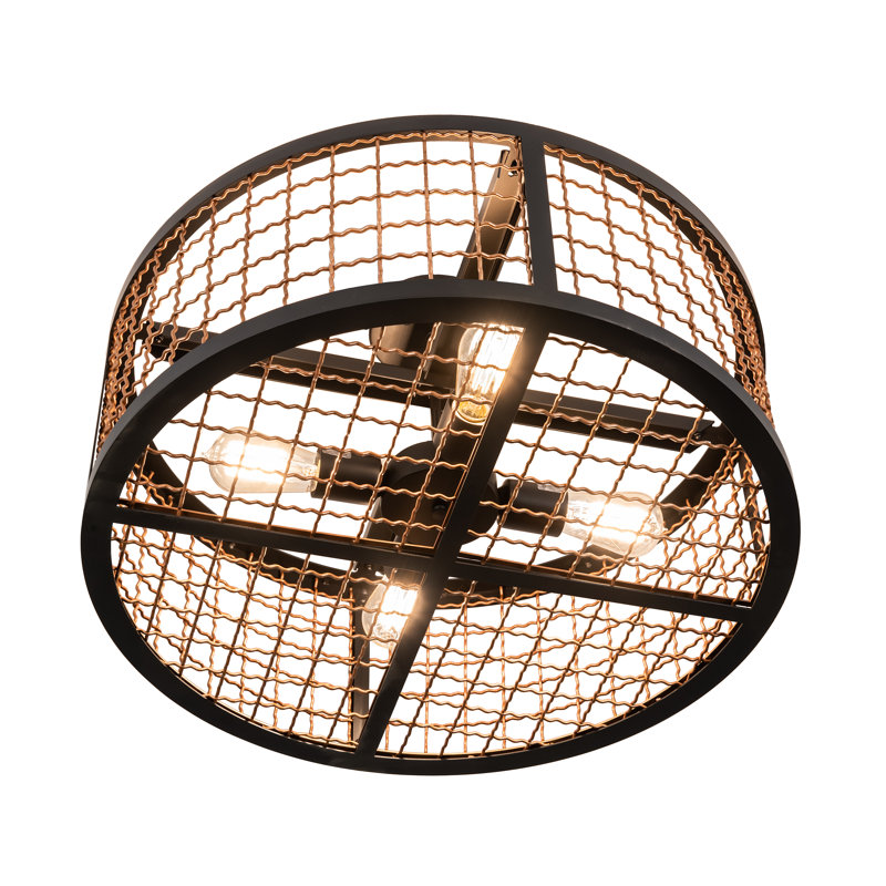 Jesenof 4 - Light Semi Flush Mount, 12" H x 24" W x 24" D