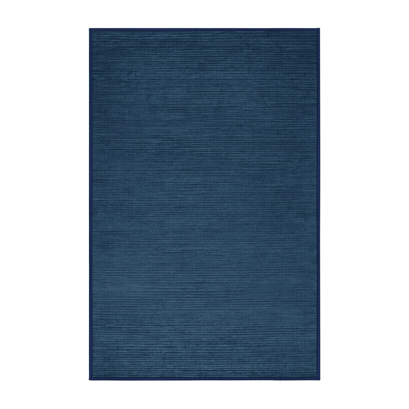Machine Washable Solid Gray Area Rug, Rectangle 5' x 7'