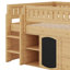 Lit mezzanine double avec armoire de rangement-1702027250