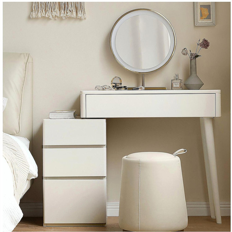 (Avec tabouret) Commode Commode de table 100% Liriodendron Chinense