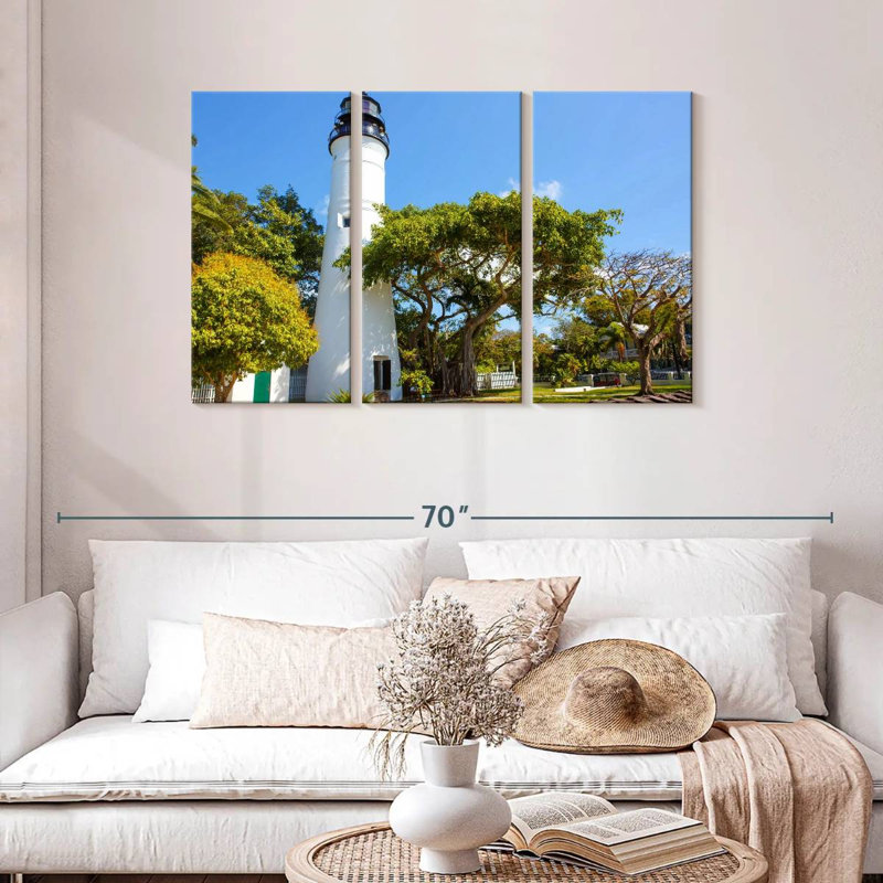 Sebbie Key West Lighthouse, 28" H x 45" W