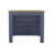 Kitchen Island 35.3" H, 3 Shelves, Alby Blue / Natural Oak - Kitchen