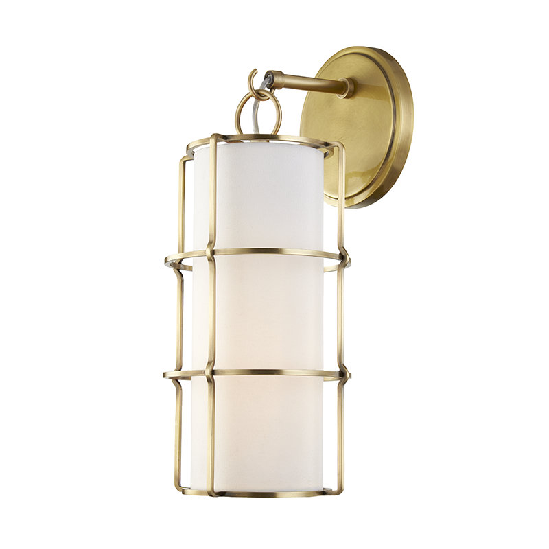 Sovereign 1 - Light Armed Sconce, Aged Brass
