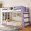 Lit superposé simple XL avec étagères de rangement et panier de rangement pour la barrière de sécurité-1357015933