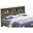Transitional King-Sized Bed In Gray-812131831
