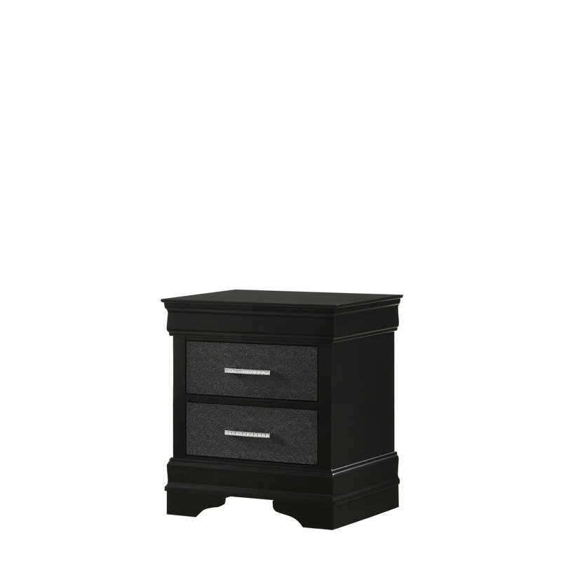 Amalia - Nightstand, Black