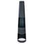 59" H Steel Chiminea with Log Holder - Black