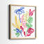 «Bold Brushstroke Blooms I», reproduction encadrée de qualité supérieure - prête à être accrochée - aucun clou requis - aucun clou requis-108151675-108151677