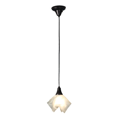 Luminaire suspendu géométrique à 1 lumière Blanco