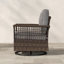 Ensemble de conversation 5 pièces avec canapé et chaise berçante pivotante 5 pièces