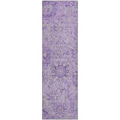 Premium Machine Washable Wayne AMF1102 Damask Rug