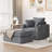 Indoor Oversized Sleeper Chair With Ottoman-590157282