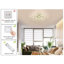 Arrika 8 -Light 70cm Modern Dimmable LED Flush Mount