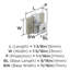 1-3/8" Length Square Knob-82617189
