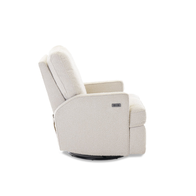 Madison Electric Recliner Chair - Bouclé Style