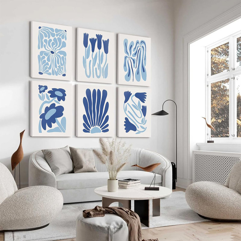 6 Piece Wrapped Canvas Print