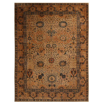 Wool Floral Area Rug