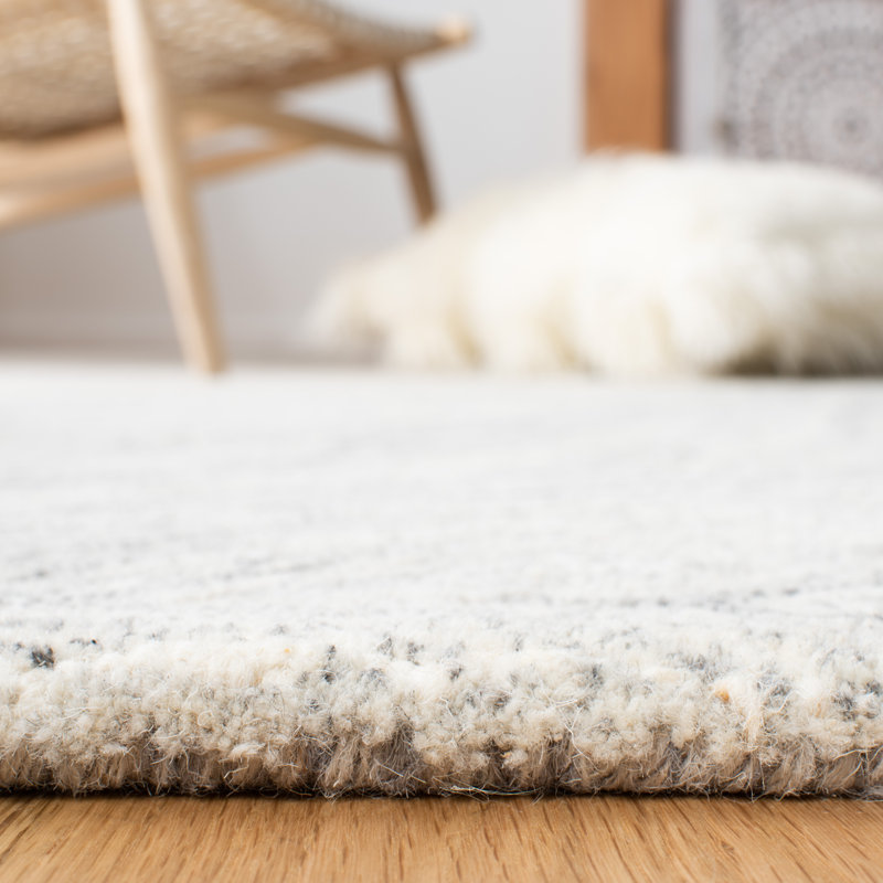 Radabaugh Hand Tufted Wool And Cotton With Latex Abstract Rug, Rectangle 3' x 5'